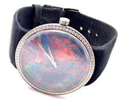 La D De Dior Opal Diamond Automatic Limited Edition White Gold Watch