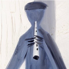 „La danse du temps“ R.Londot, Gemälde auf Leinwand, Belgien