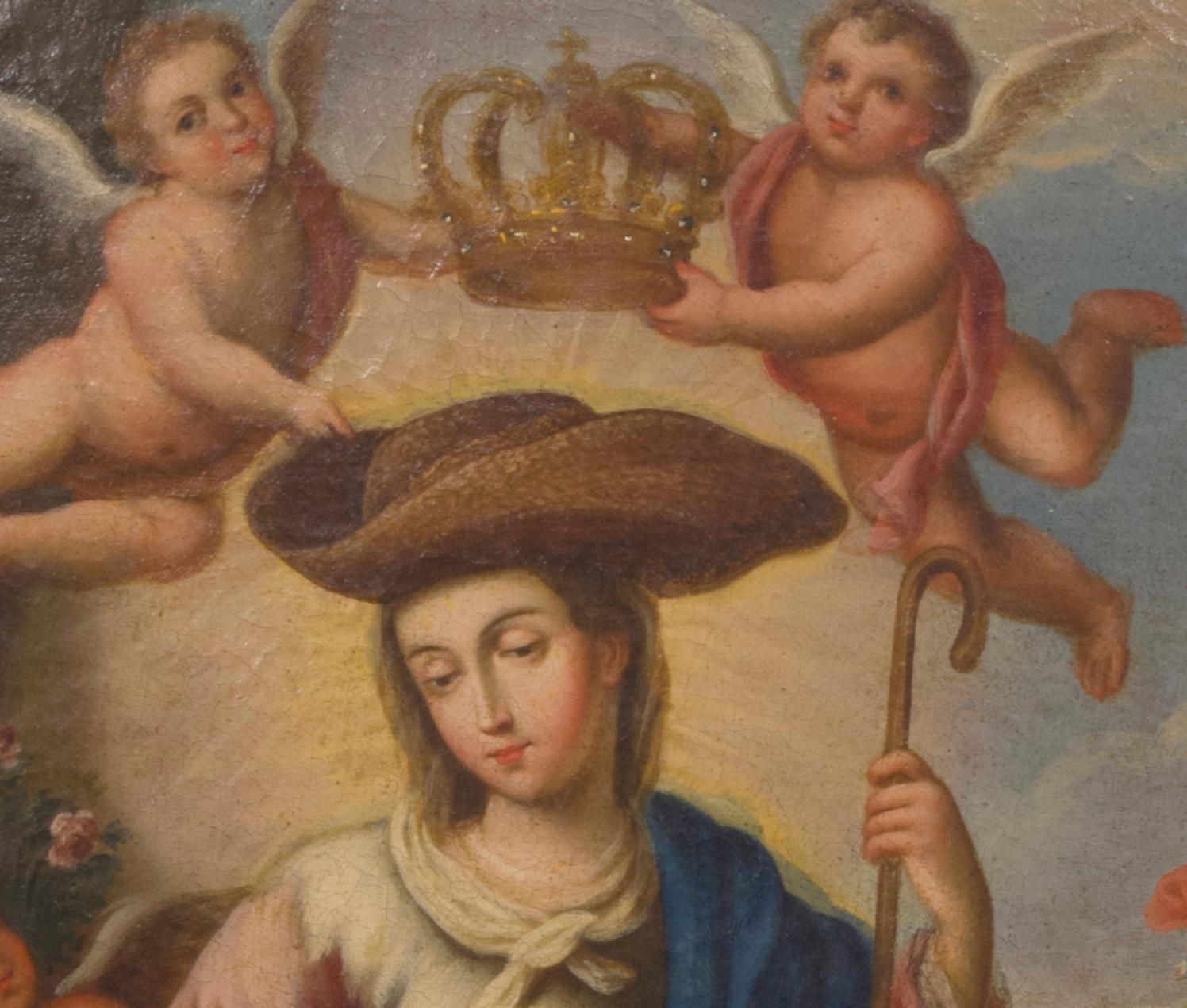Colonial espagnol La Divina Pastora en vente