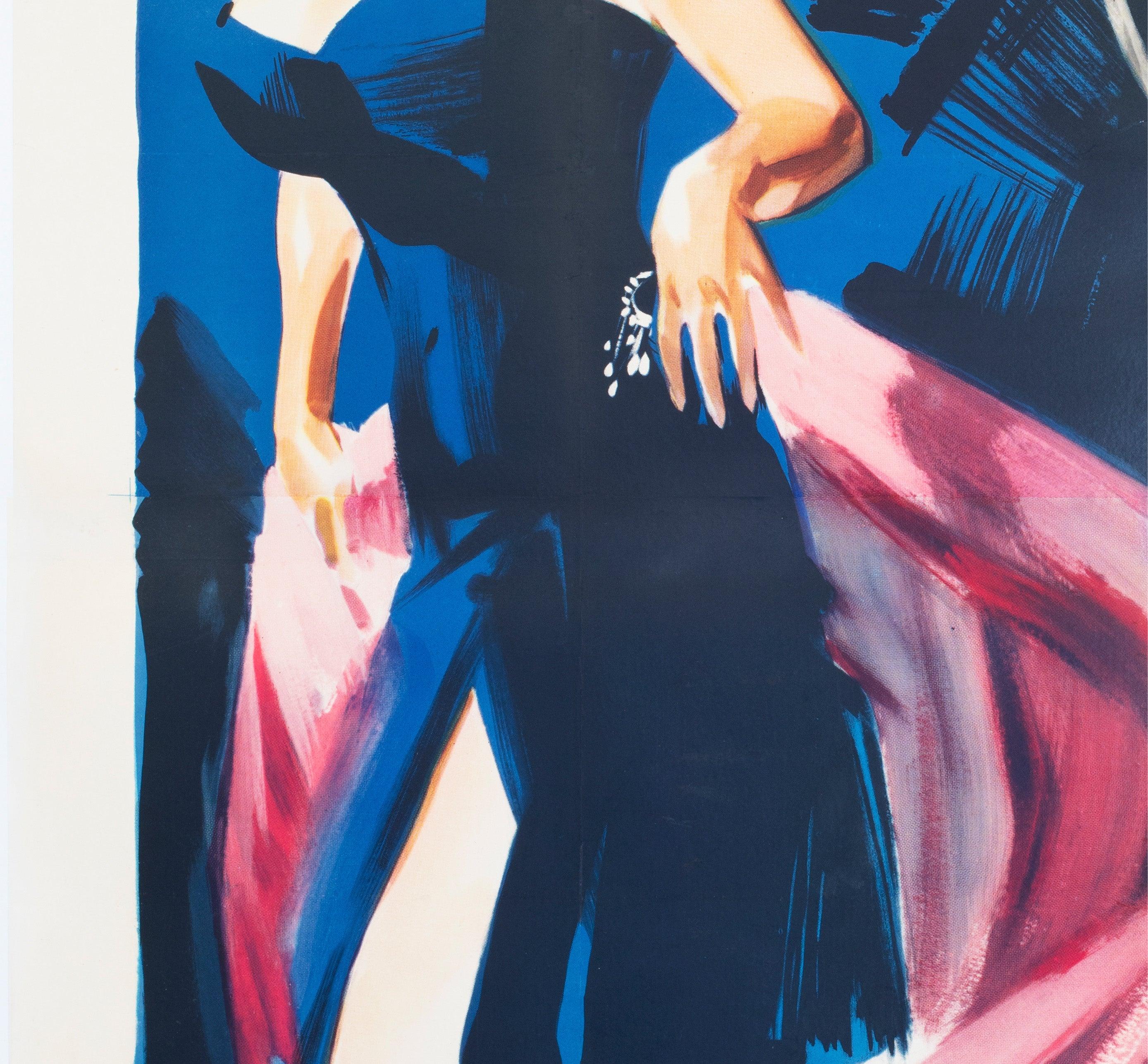 Linen La Dolce Vita 1960 Italian 4 Foglio Film Poster, Giorgio Olivetti For Sale