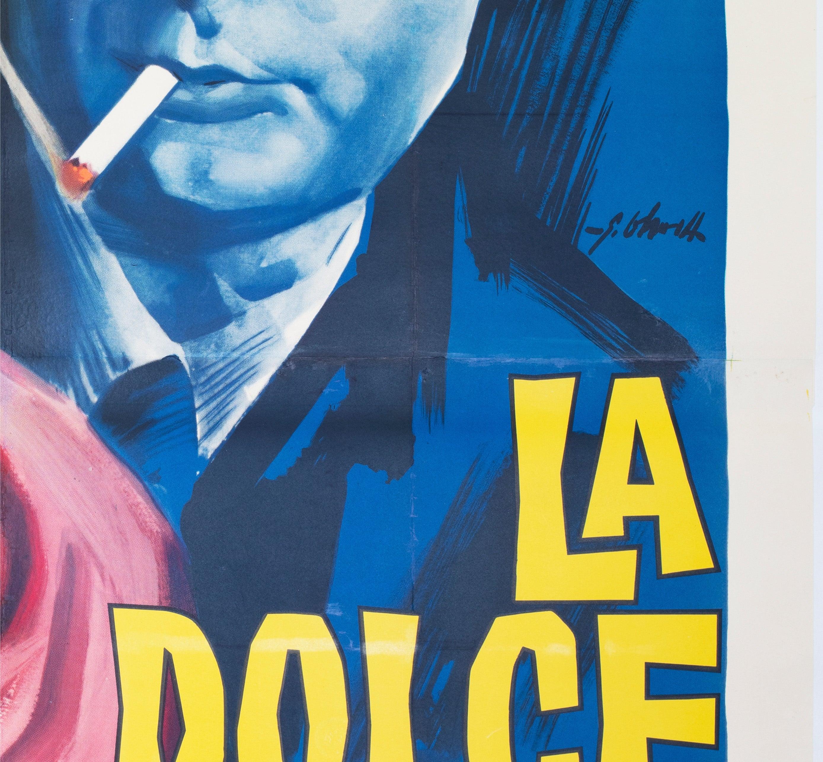 La Dolce Vita 1960 Italian 4 Foglio Film Poster, Giorgio Olivetti For Sale 1