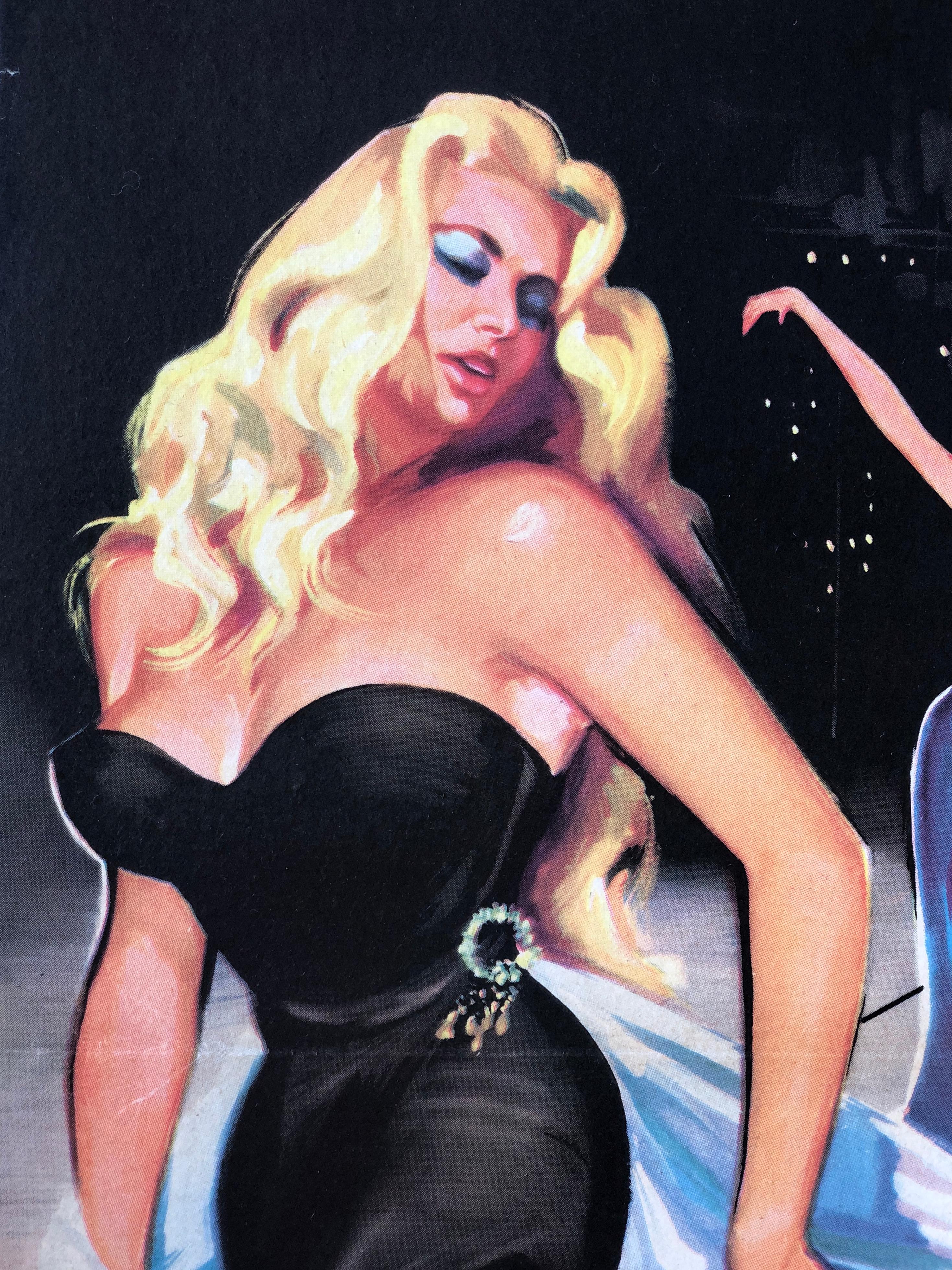 Mid-20th Century 'La Dolce Vita' Original Vintage French Movie Poster by Yves Thos, 1960 For Sale