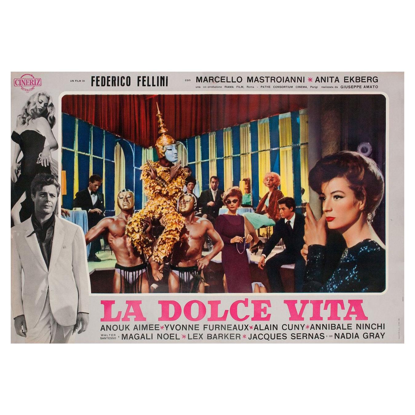 La Dolce Vita R1964 Italian Fotobusta Film Poster
