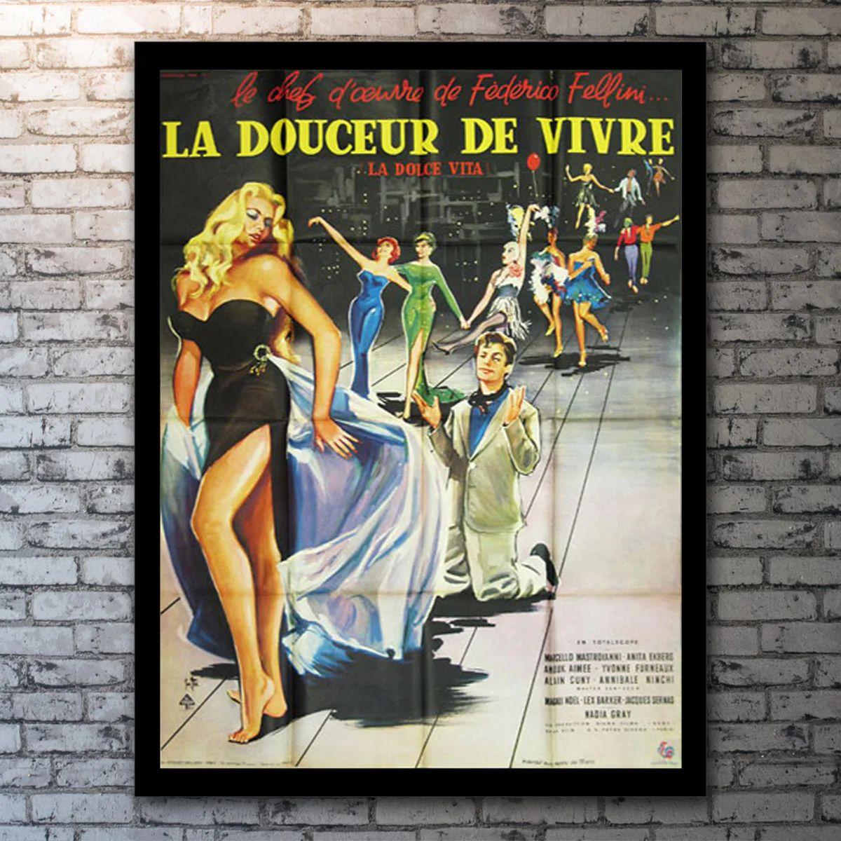 La Dolce Vita, Unframed Poster, 1960

Original One Panel (47 X 63 Inches). A series of stories following a week in the life of a philandering tabloid journalist living in Rome.

Year: 1960
Nationality: French
Condition: Folded
Type: Original