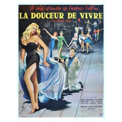 Vintage La Dolce Vita, Unframed Poster, 1960