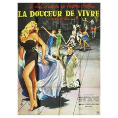 Vintage La Dolce Vita, Unframed Poster, 1960