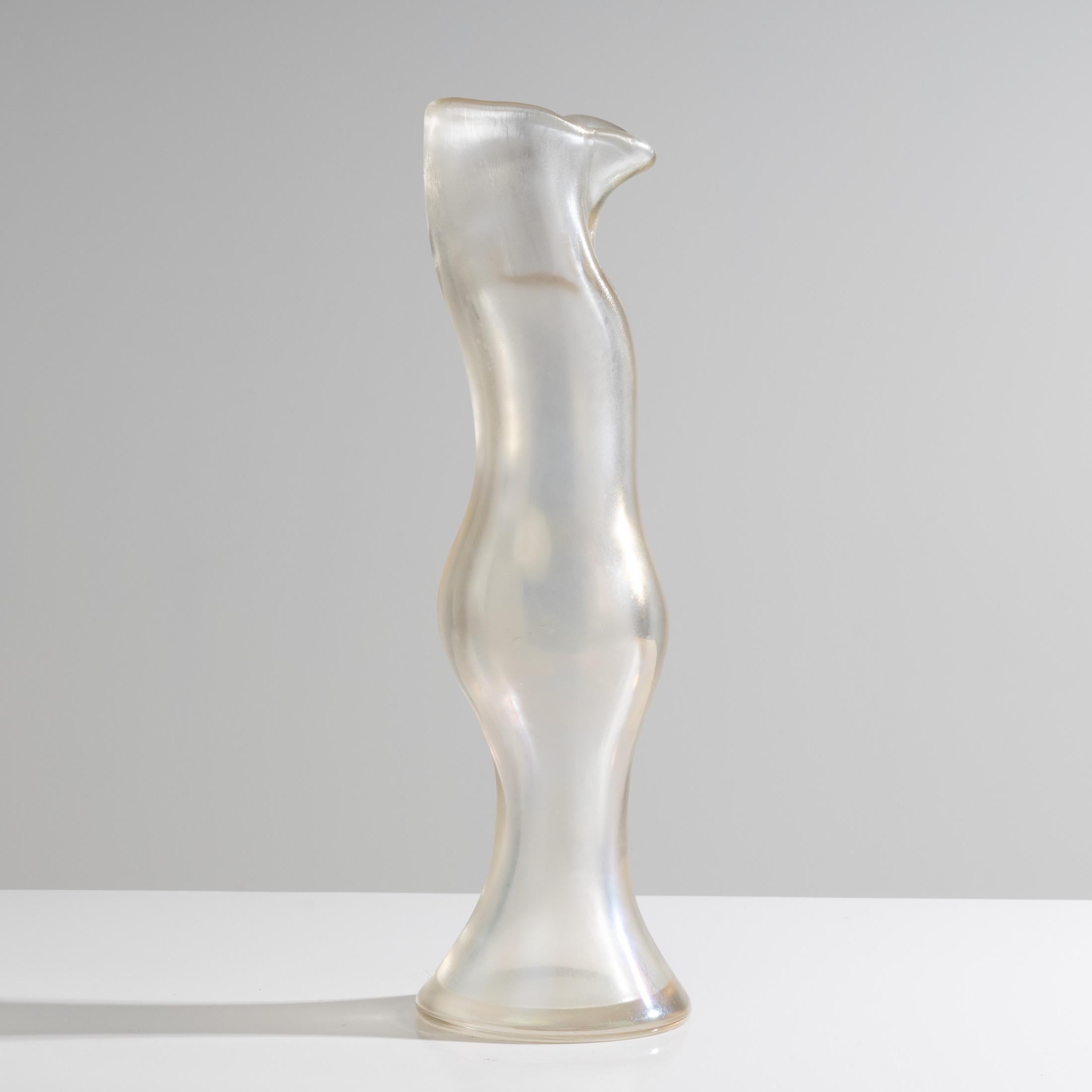 Italian La Donna by Fulvio Bianconi, Female Shaped Blown Glass Vase, Venini Murano For Sale