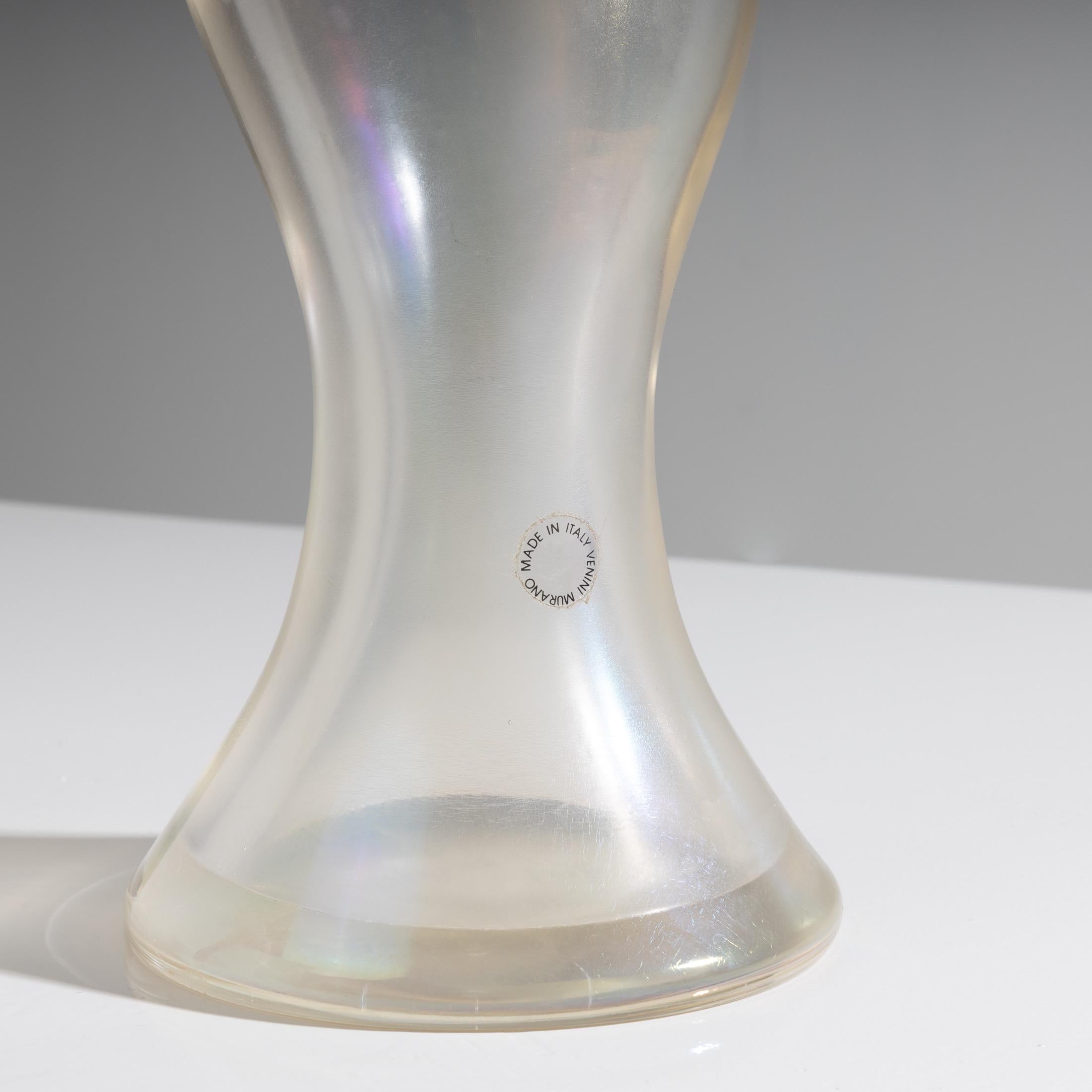 La Donna by Fulvio Bianconi, Female Shaped Blown Glass Vase, Venini Murano For Sale 1