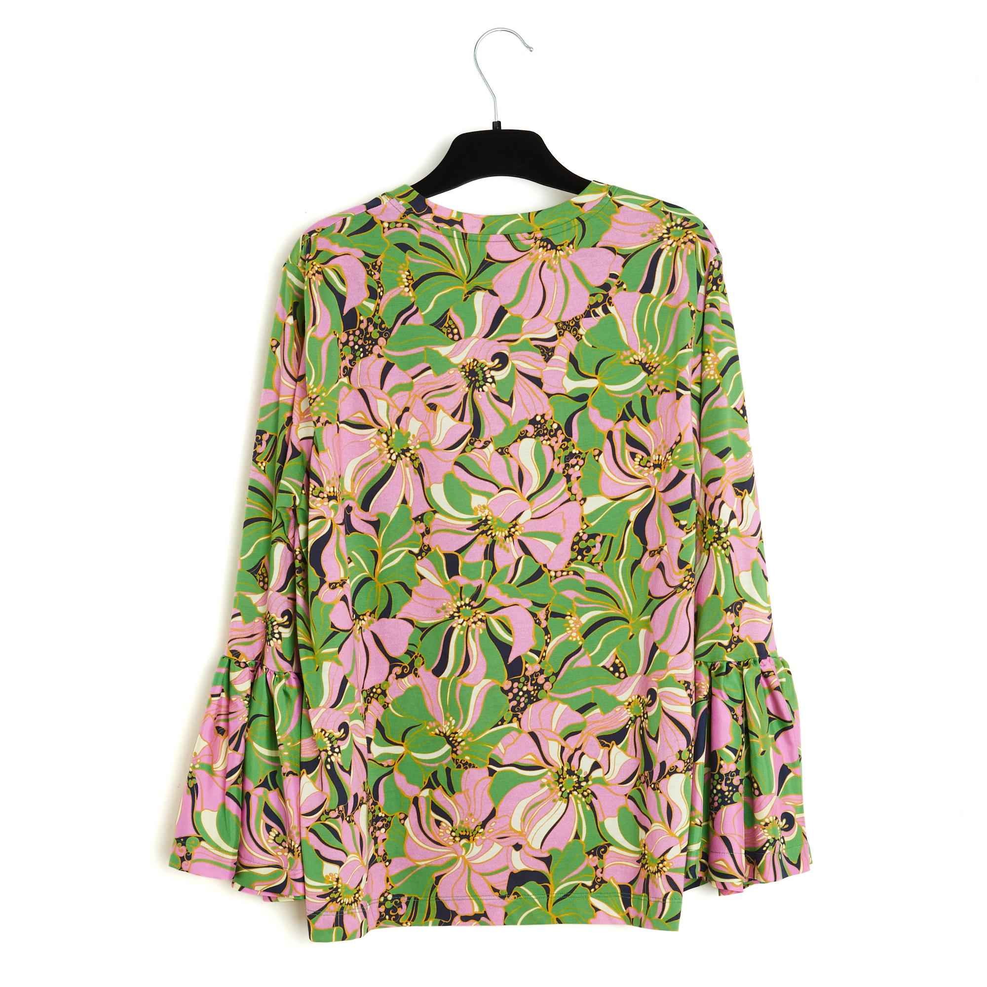 da uomo o donna La Double J 2017 Top FR40 Camicetta con volant in twill di seta colorata UK12 US10 in vendita