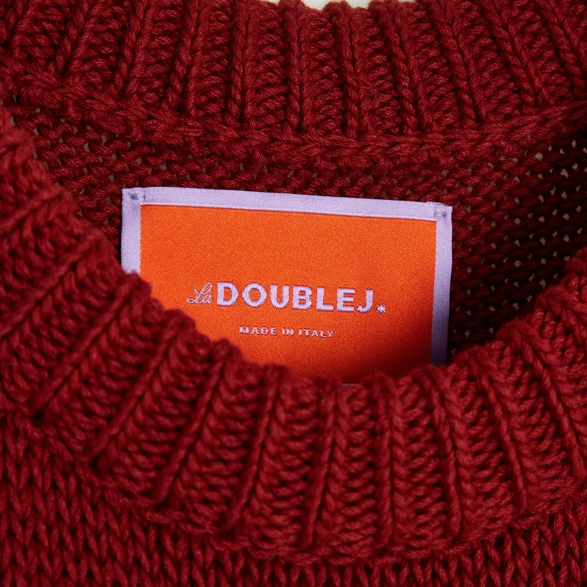 La Double J 2023 Pull oversize TU Maxi Suéter de punto de lana de algodón para niño OS Rojo en venta