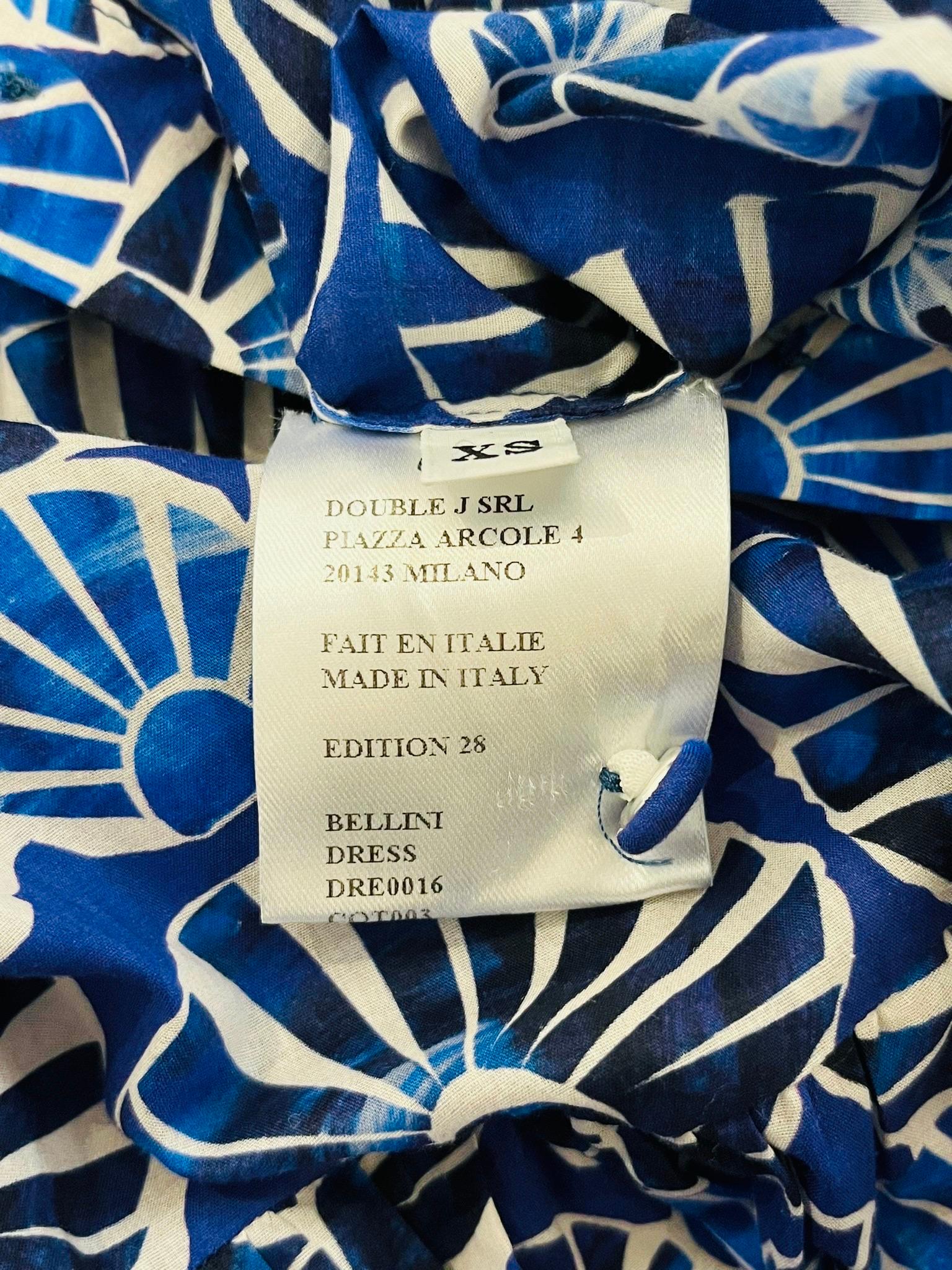La Double J Cotton Printed Shirt Dress For Sale 3