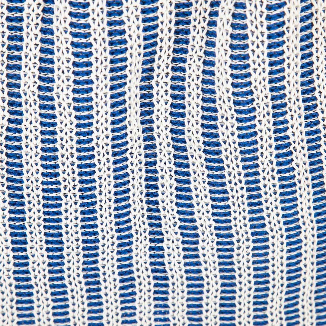 La DoubleJ Blue Drawstring Ribbed Knit Skirt Size XS In New Condition For Sale In London, GB