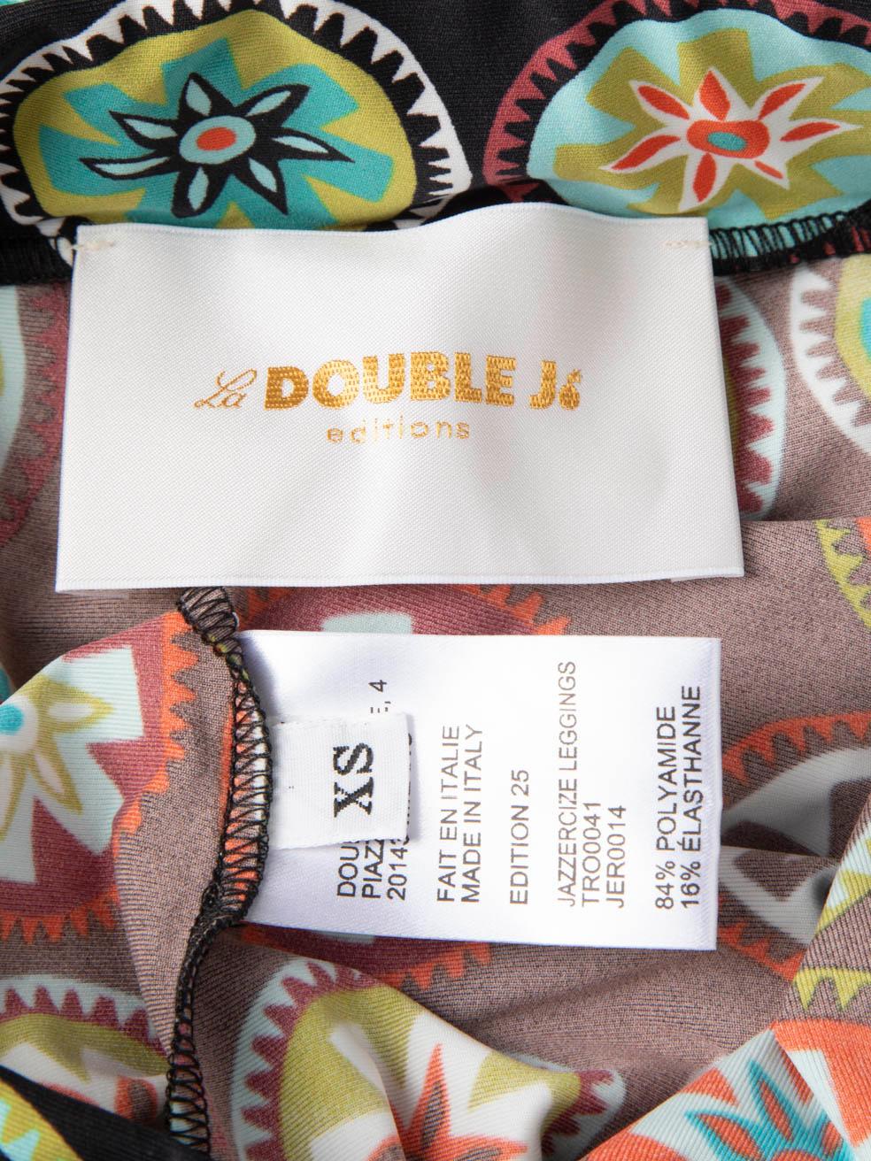 Women's La DoubleJ Floral Patterned Leggings Size XS For Sale