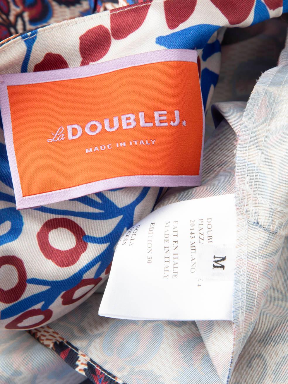 La DoubleJ Vestido dolly con estampado floral y manga globo Talla M en Bueno estado para la venta en London, GB