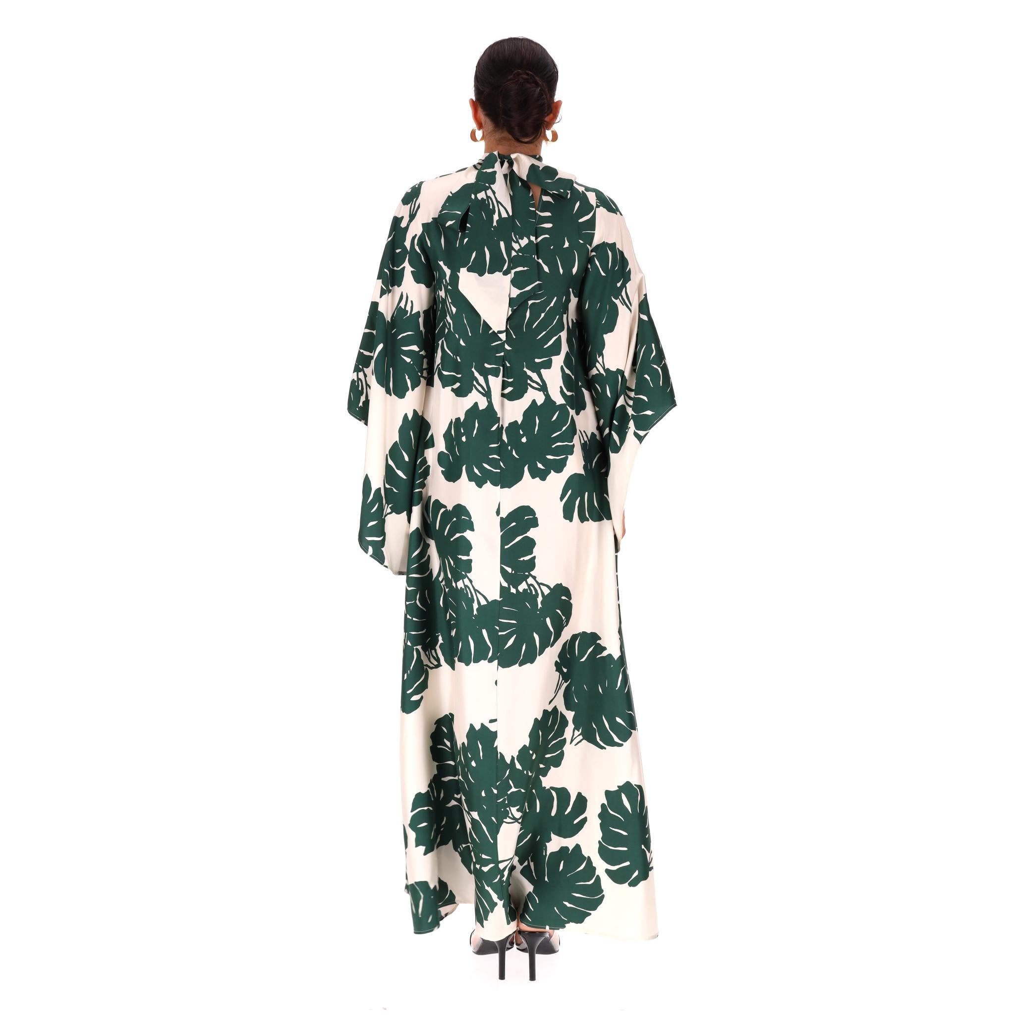 La DoubleJ Foliage Print Silk Maxi Dress en Bueno estado para la venta en London, GB