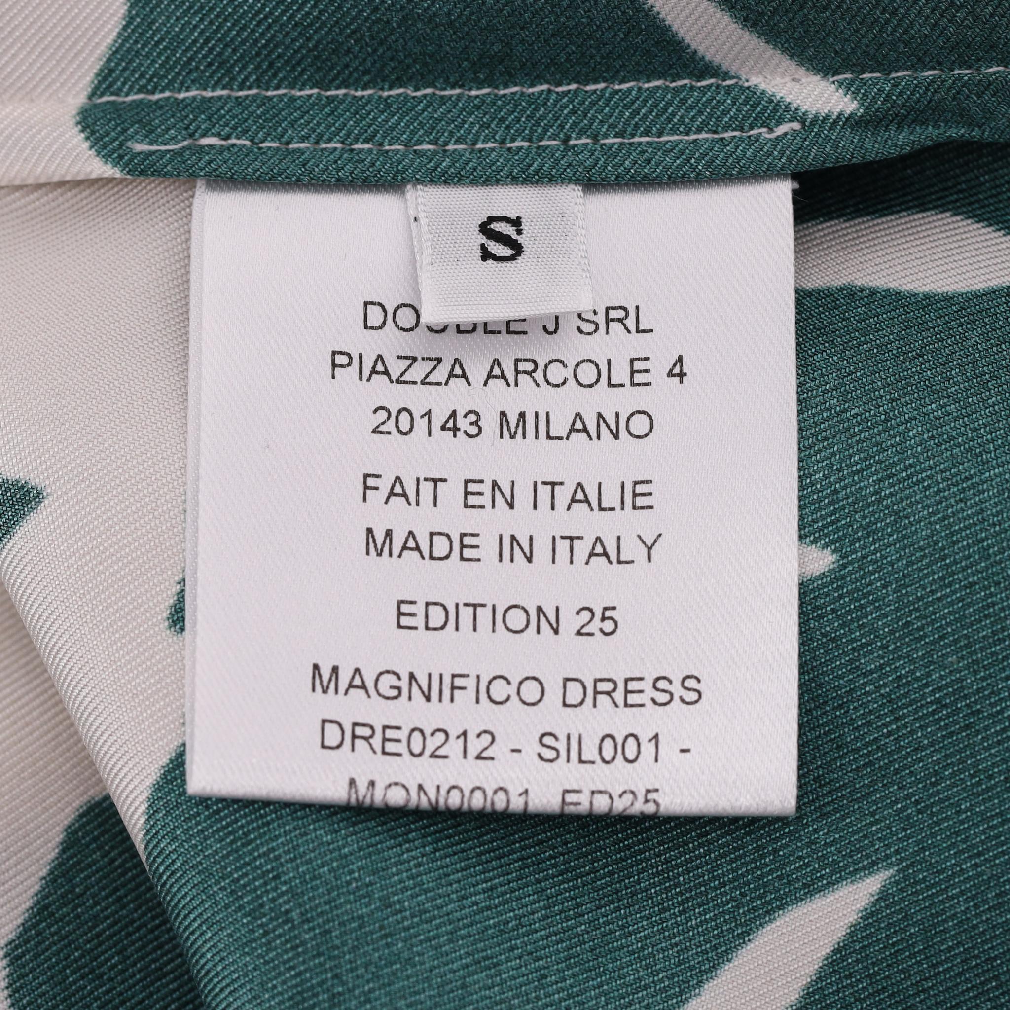 La DoubleJ Foliage Print Silk Maxi Dress en venta 1