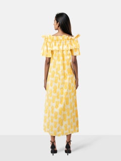 La DoubleJ Yellow Breakfast Summer Pineapple Dress Size XXS