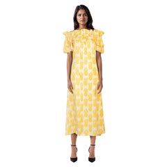 La DoubleJ Yellow Breakfast Summer Pineapple Dress Size XXS