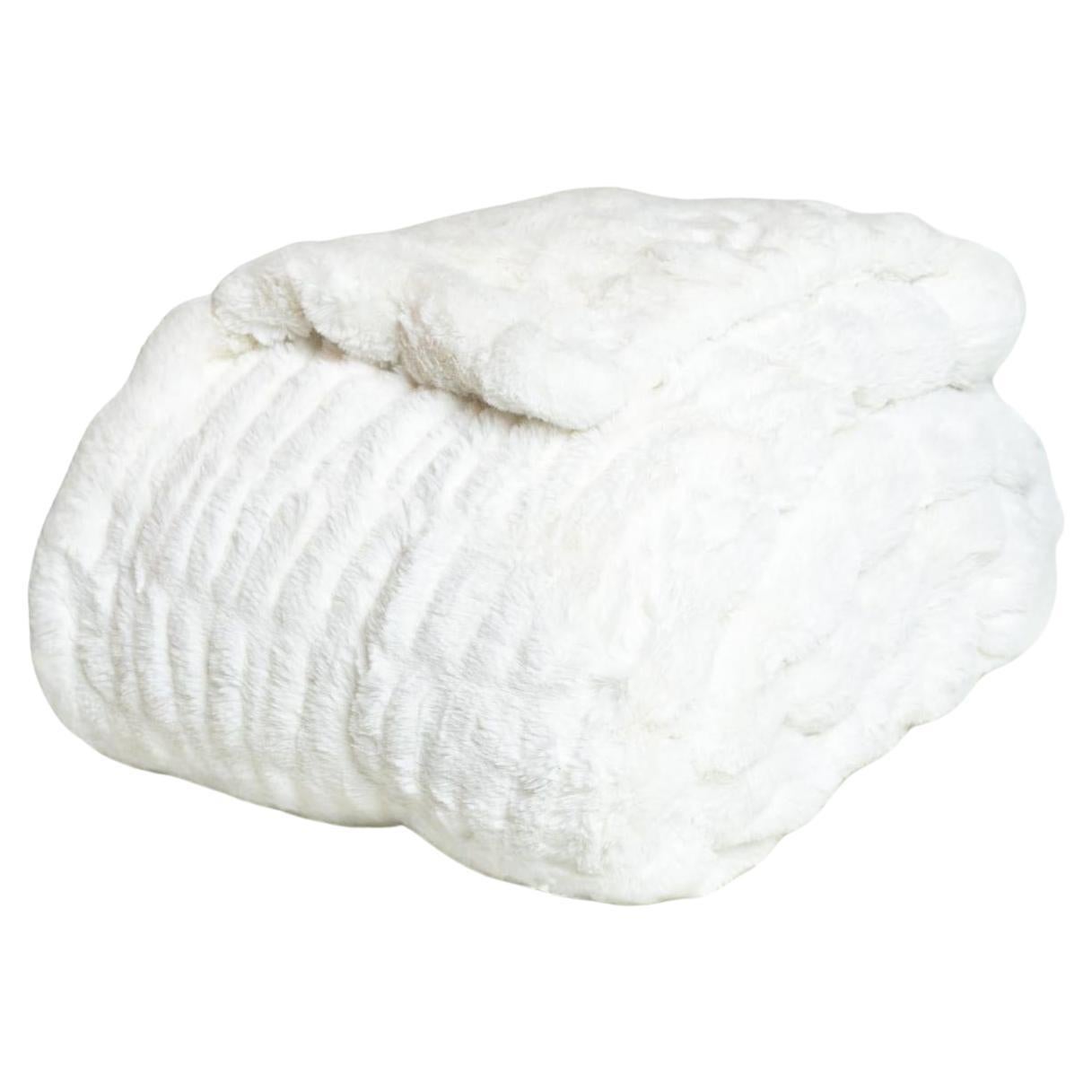 LA Escapade Ultra-Soft Blanket in White by Sea to Me