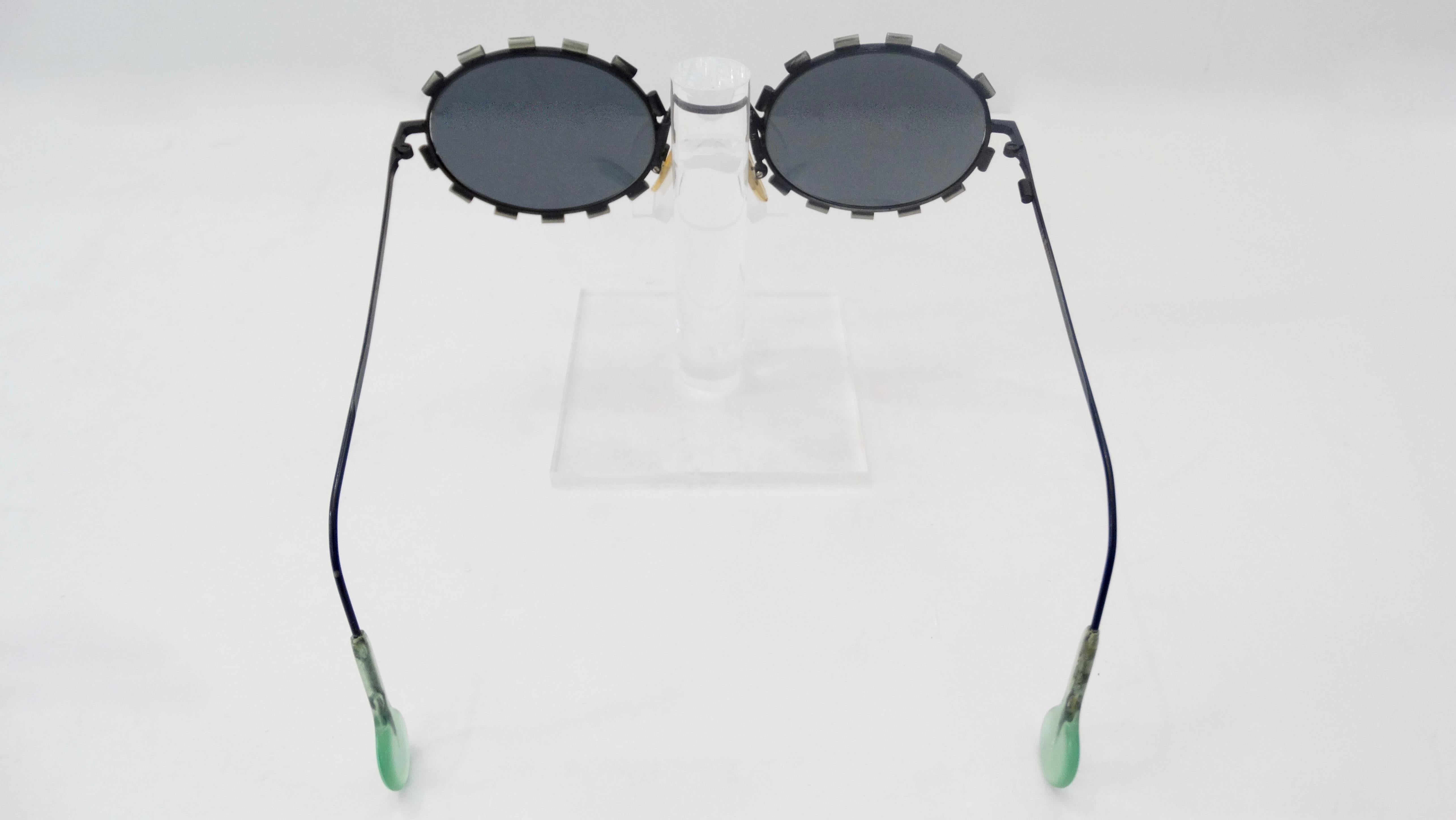 Gray L.A. Eyeworks 1990s Bondo Sunglasses