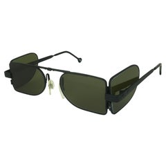 L.A. EYEWORKS Fontana Sunglasses With Side Visors, 1980's