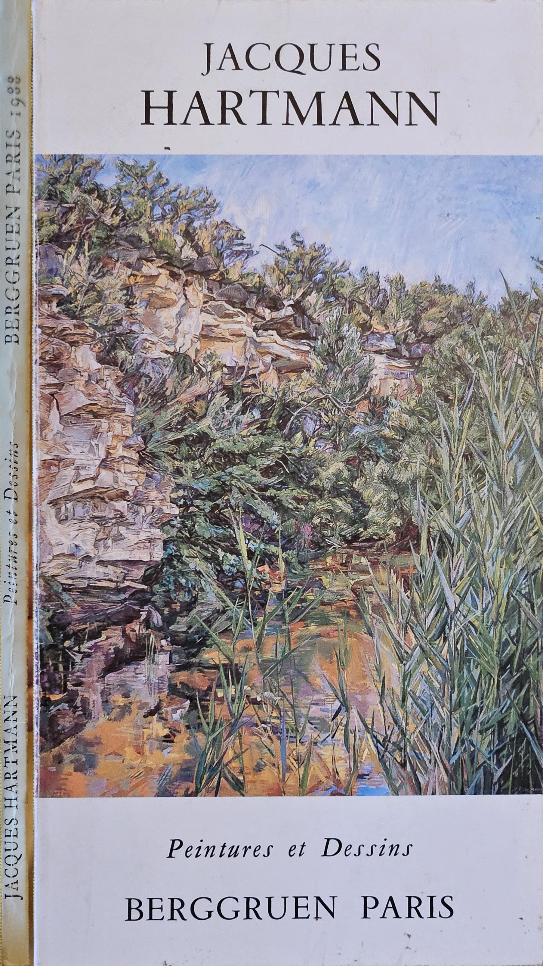 French La Falaise, oil on canvas by Jacques Hartmann For Sale
