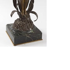 Sculpture en bronze « La Fée » de style Art nouveau français par Louis Chalon
