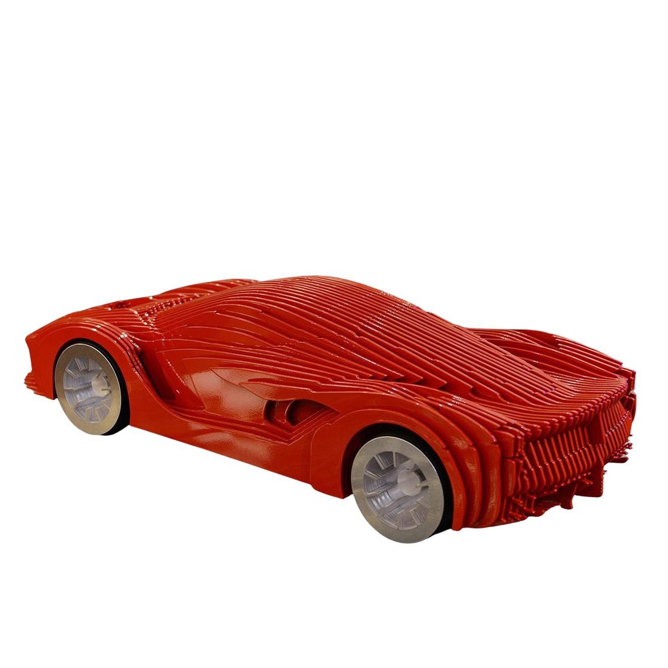 Hand-Crafted La Ferrari Sculpture For Sale