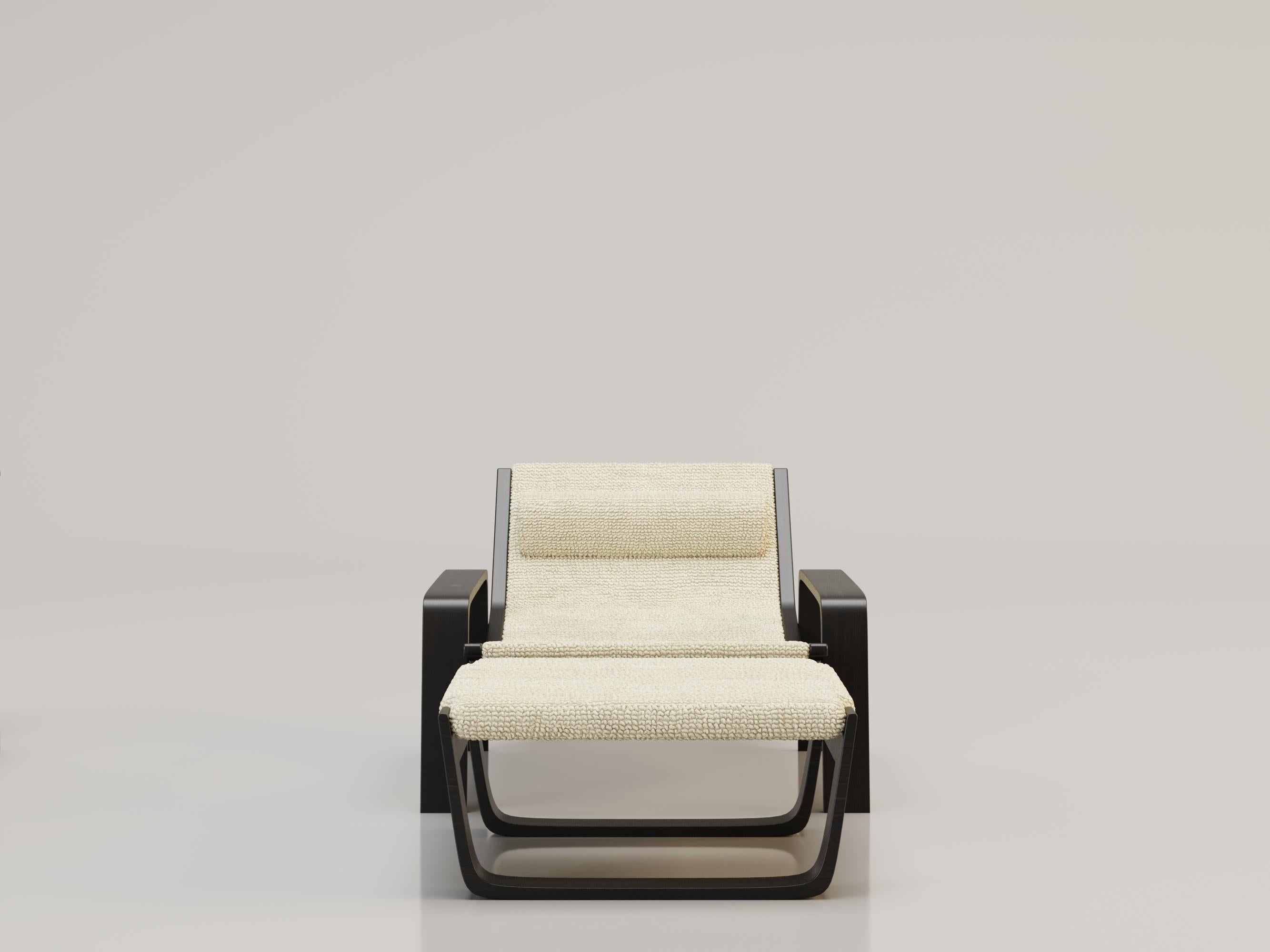Modern LA FIDÈLE Chair in White by Alexandre Ligios, REP by Tuleste Factory For Sale