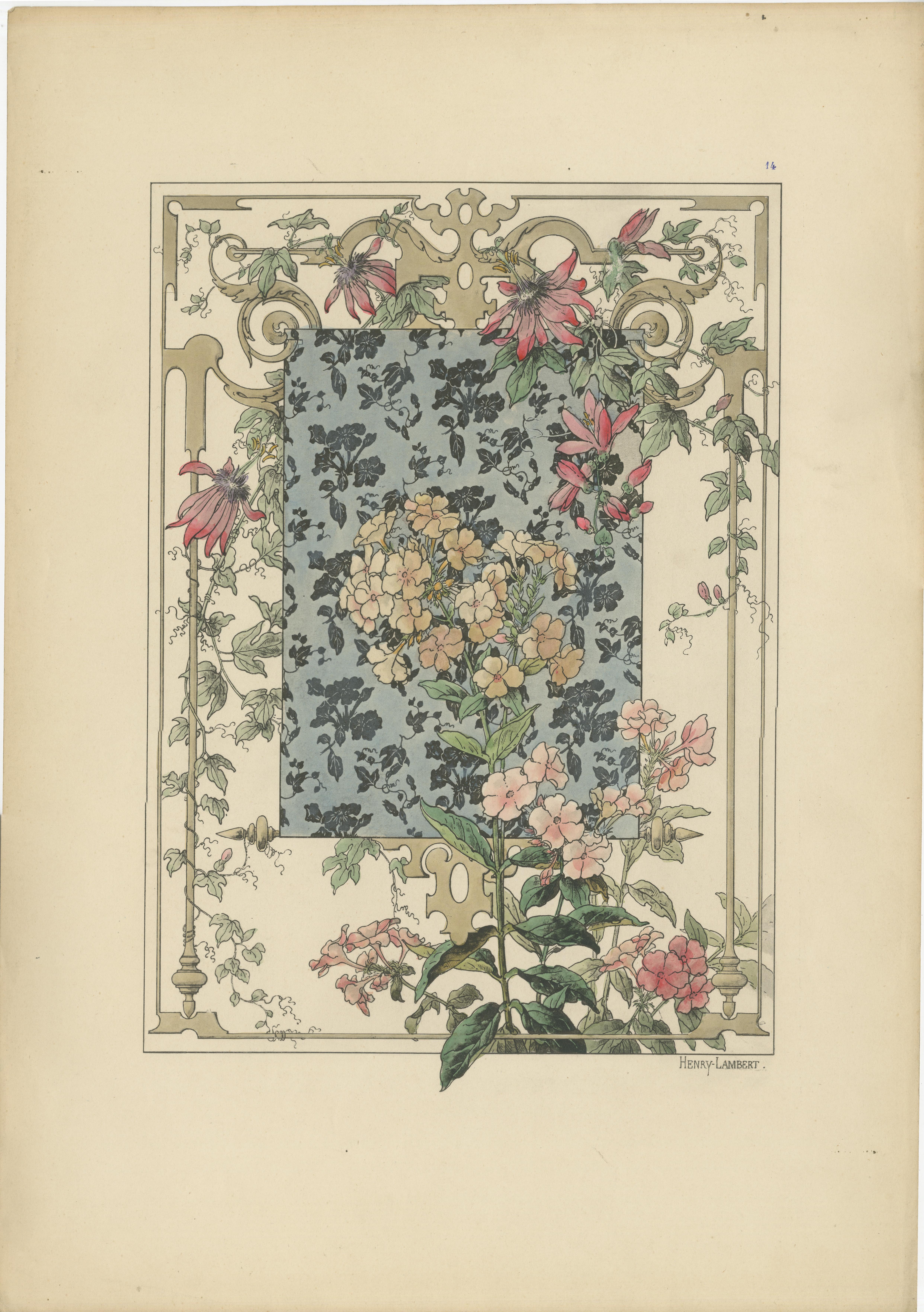 La Flore Décorative The Art Nouveau Celebration of Nature and Ornament in 1896  

This selection of decorative prints from La Flore Décorative, published in 1896, is a stunning representation of the Art Nouveau movement’s fascination with botanical