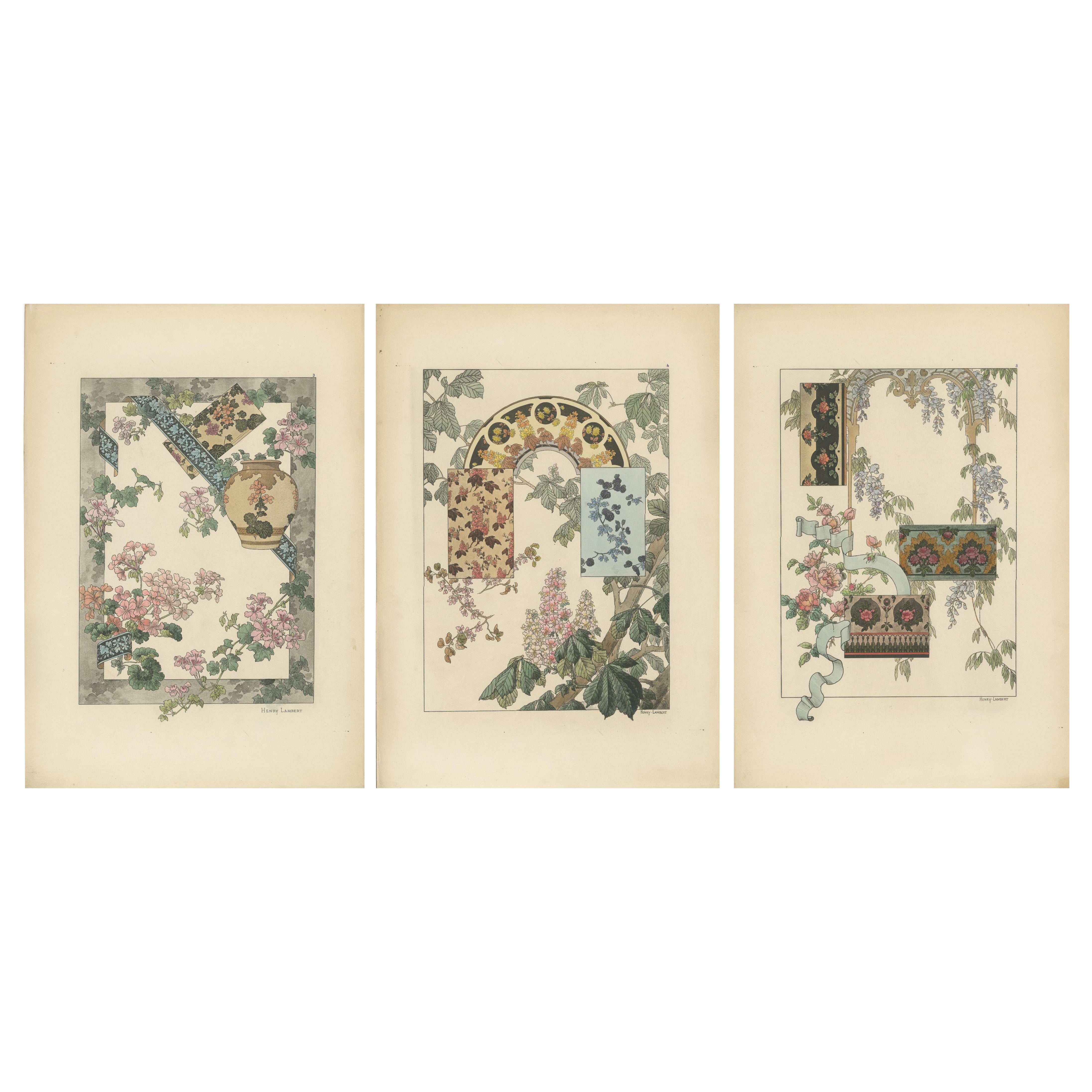 La Flore Décorative Die Eleganz des Jugendstils im Blumenschmuck von 1896
