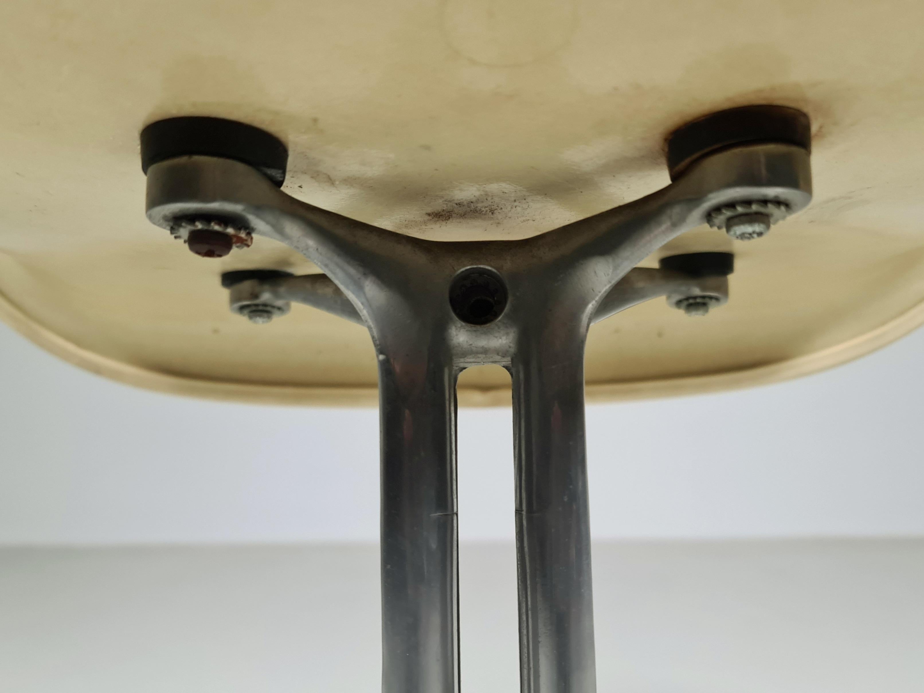 Abalone La Fonda Chairs by Eames for Vitra, Original Fabric, Fiberglass, 1960s