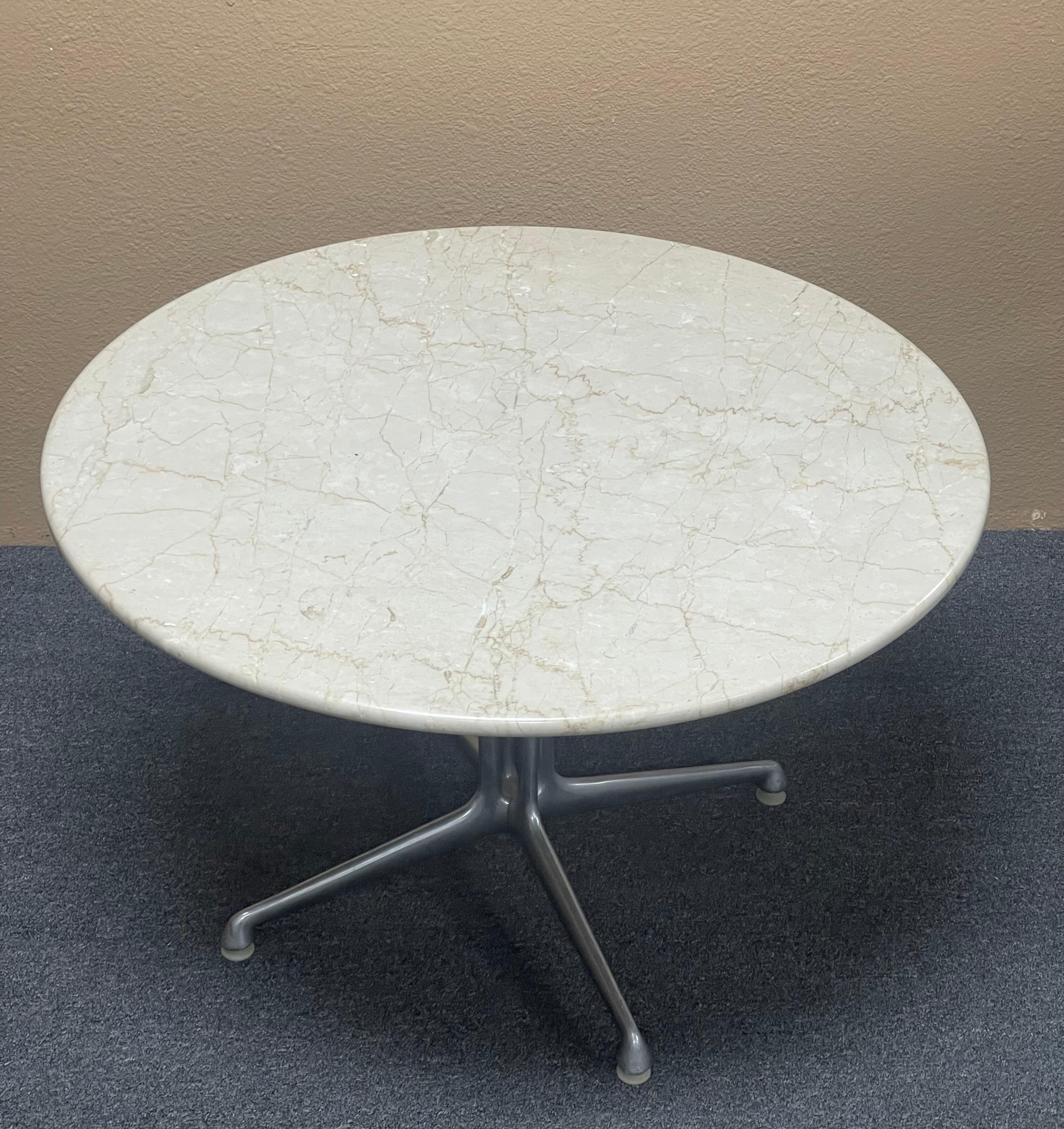 Mid-Century Modern Table basse « La Fonda » à plateau en marbre de Charles & Ray Eames pour Herman Miller en vente