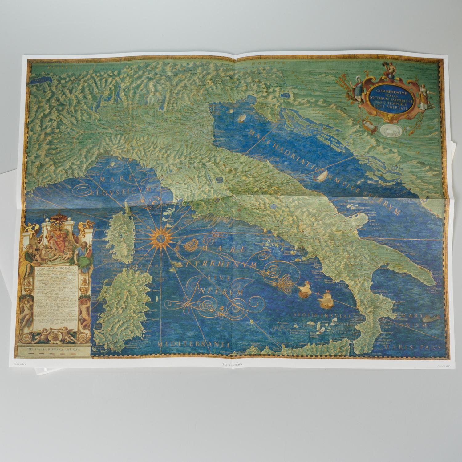 Italian La Galleria Delle Carte Geografiche in Vaticano, Maps in the Vatican, 3 Vols