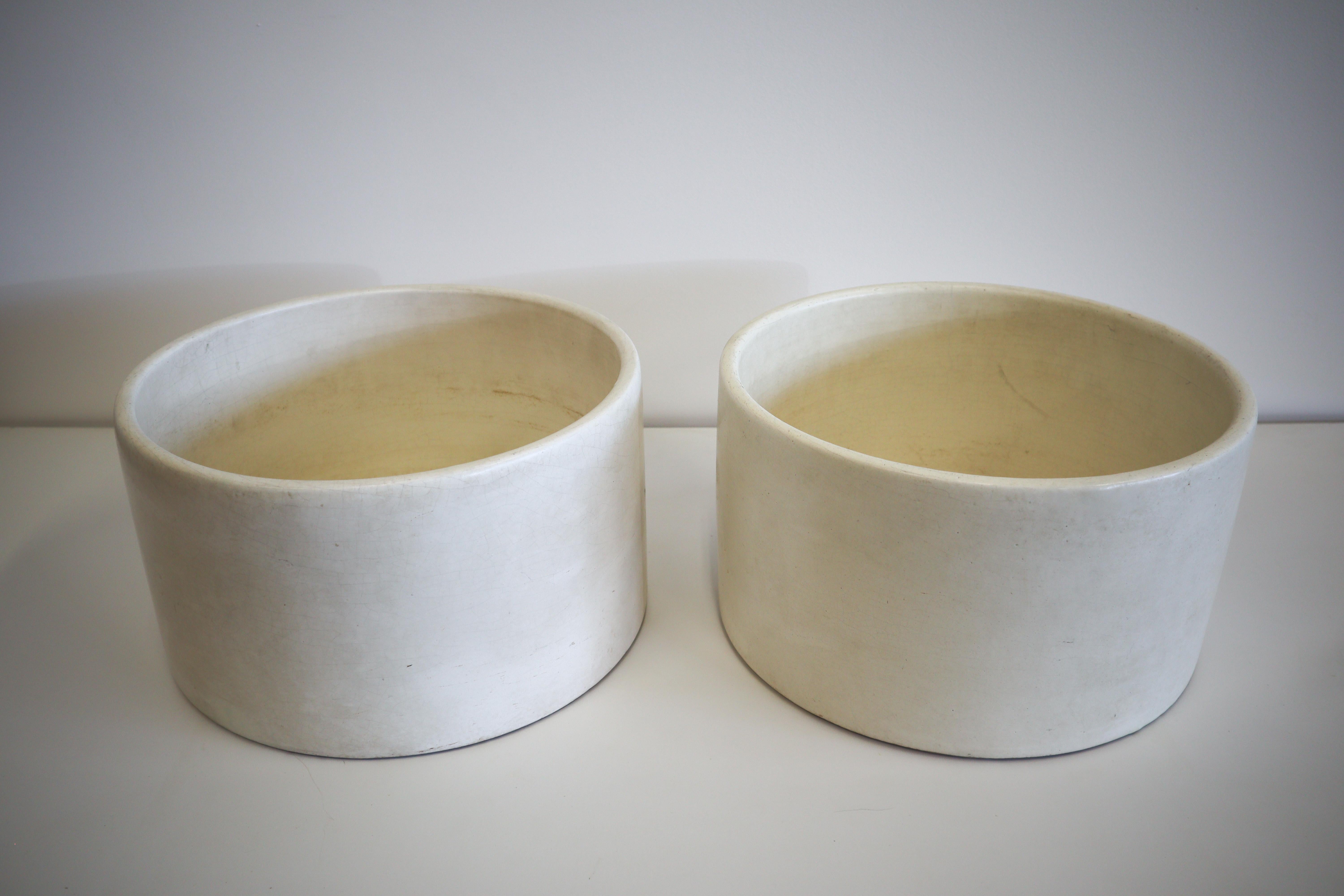 Mid Century La Gardo Tackett for Architectural Pottery Planter Pair C-12 2