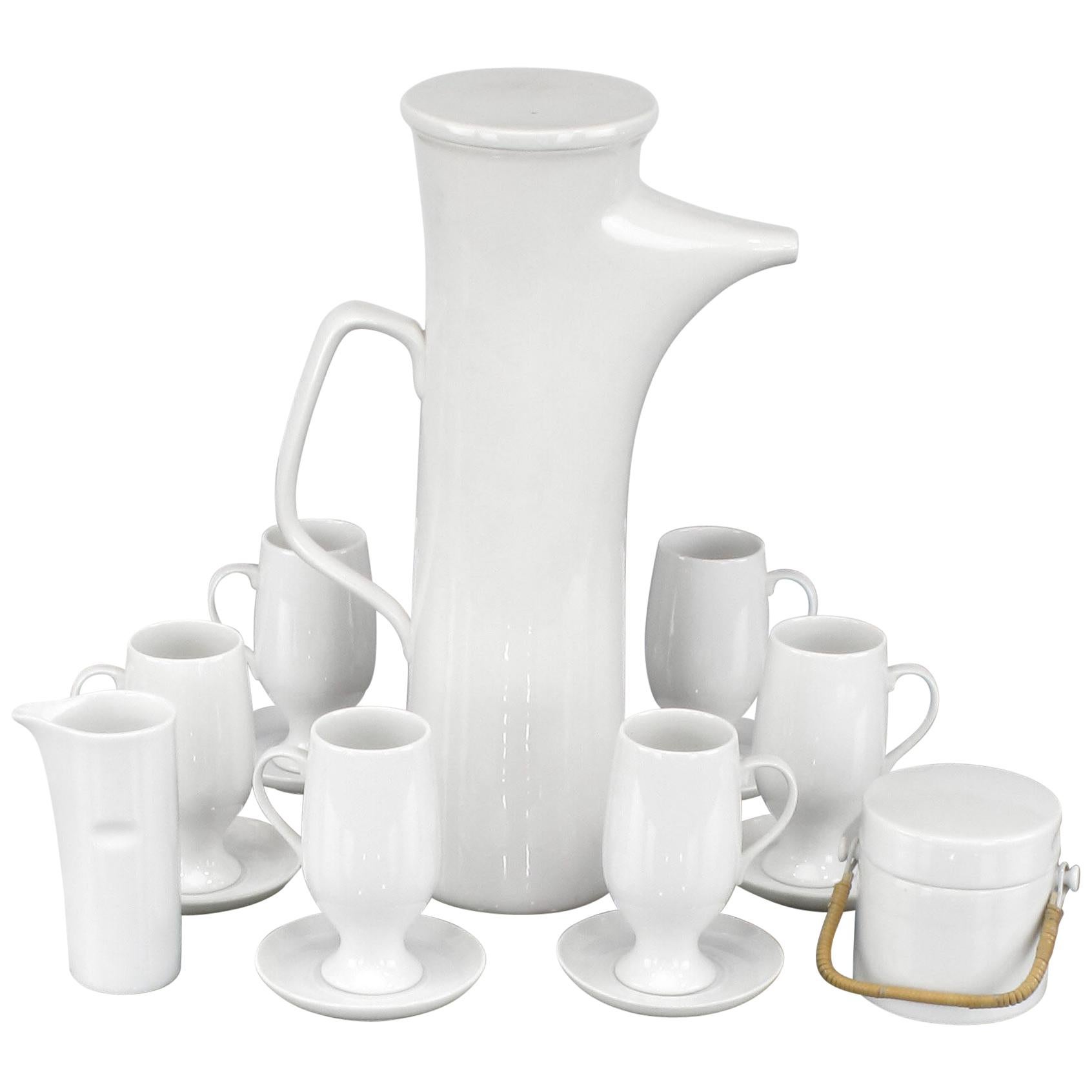 LaGardo Tackett Serie „Forma“ Kaffee-/Teeservice mit Zuckerdose und Milchkännchen im Angebot