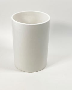 La Gardo Tackett White Cylinder Planter for Architectural Pottery C-12