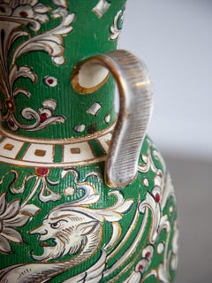 La Gioconda Vase by Deruta Hand-Painted Italian Majolica