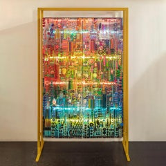 Armario La Gioia de resina y metal de Emanuela Crotti