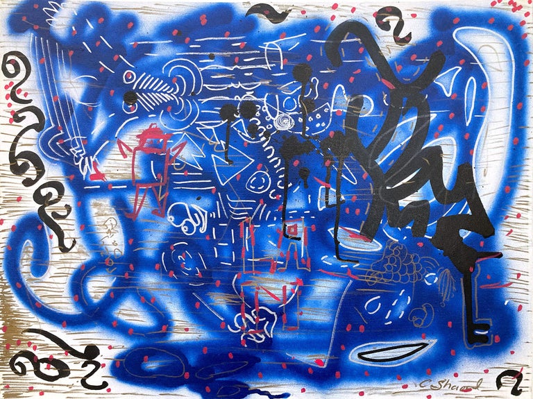 LA II (Angel Ortiz) "Music Box" Decorated Graffiti Street Art Acrylic
