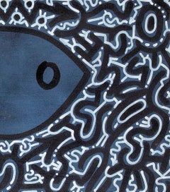 TealFish - Oin on Canvas by Angel Ortiz - 2006
