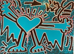 Untitled (Turquoise Money Bags)