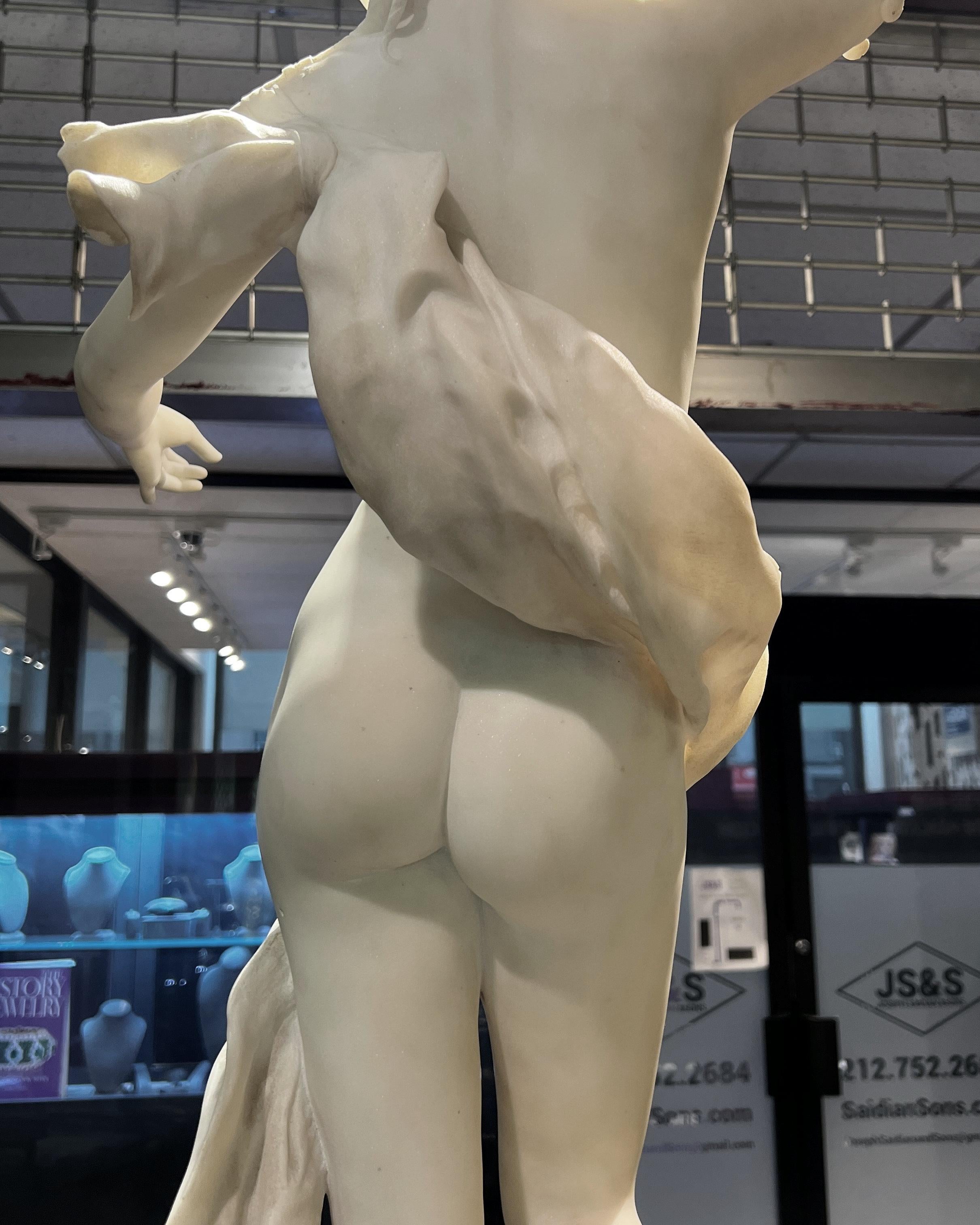 La Jeunesse Marble Statue by Felix Charpentier 7