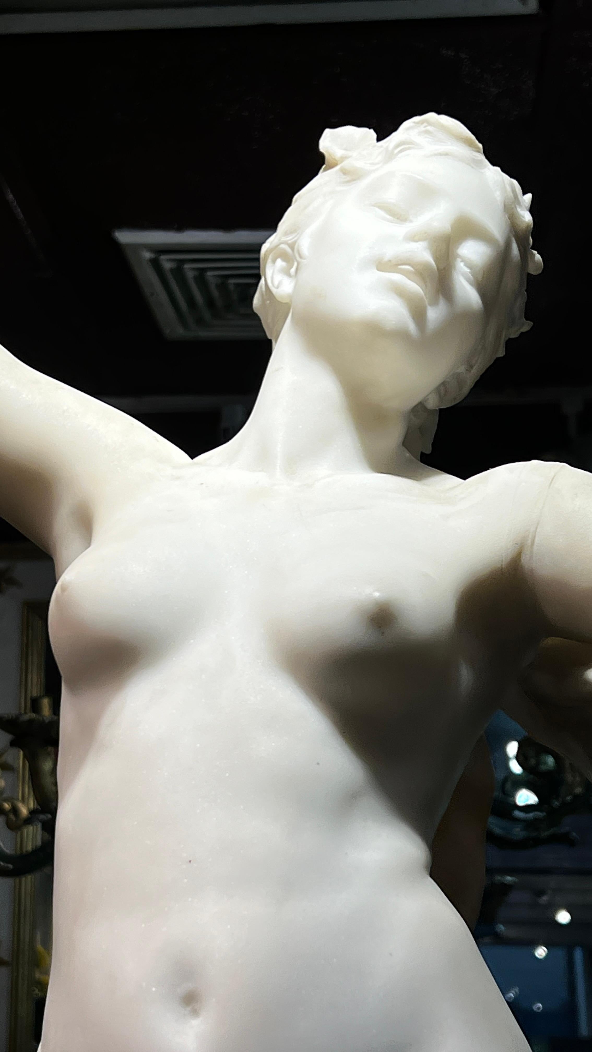 La Jeunesse Marble Statue by Felix Charpentier In Good Condition In New York, US