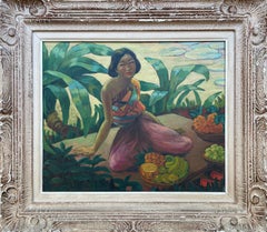 "La vendedora de fruta laosiana", Léa Lafugie (1890-1972)