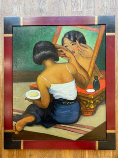Young Siamese Woman at Her Dressing Table