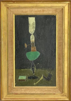 „La Lampe a Petrole“ von Philippe Bonnet, Französisch (1927-2007), Öl auf Leinwand