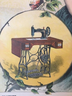 'La Legere Rapide "New Home", Original Vintage Sewing Poster, circa 1895