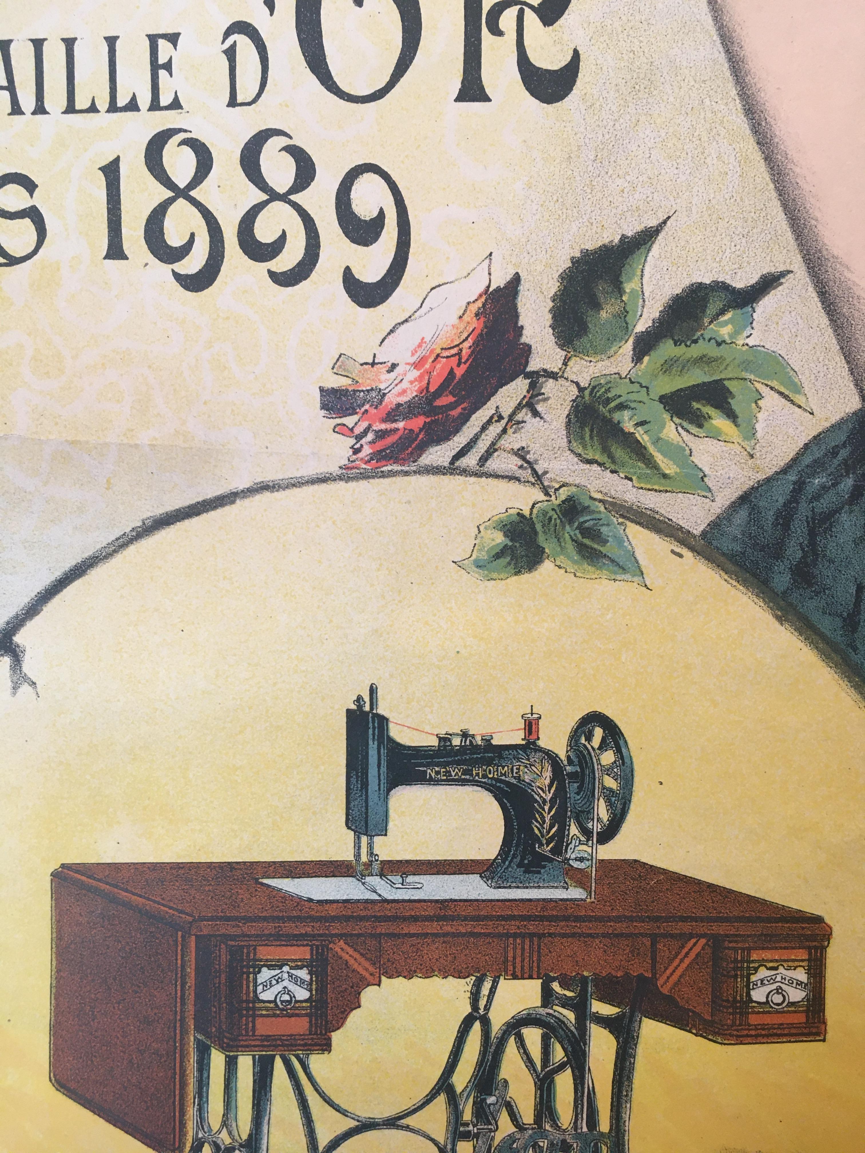 vintage sewing posters