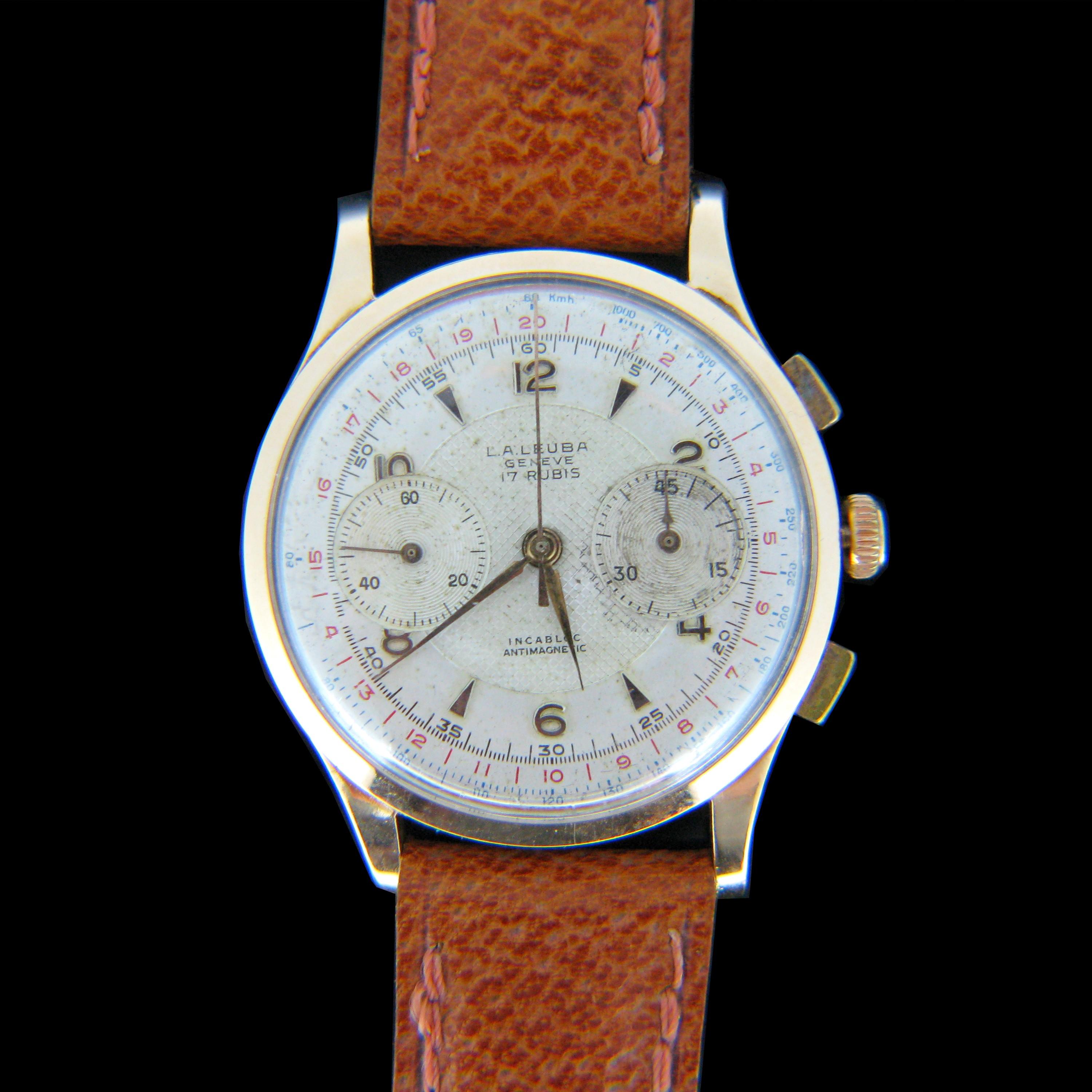 vintage gold chronograph